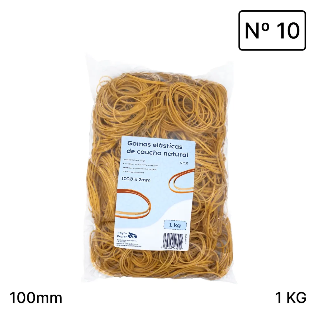 [040216] GOMAS ELÁSTICAS Ø100x2mm BOLSA 1Kg