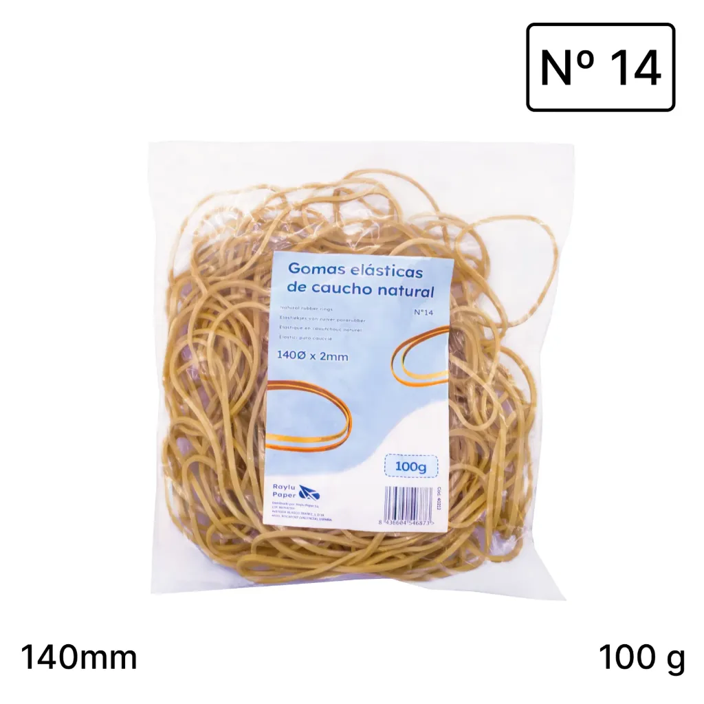 [040212] GOMAS ELÁSTICAS Ø140x2mm BOLSA 100gr