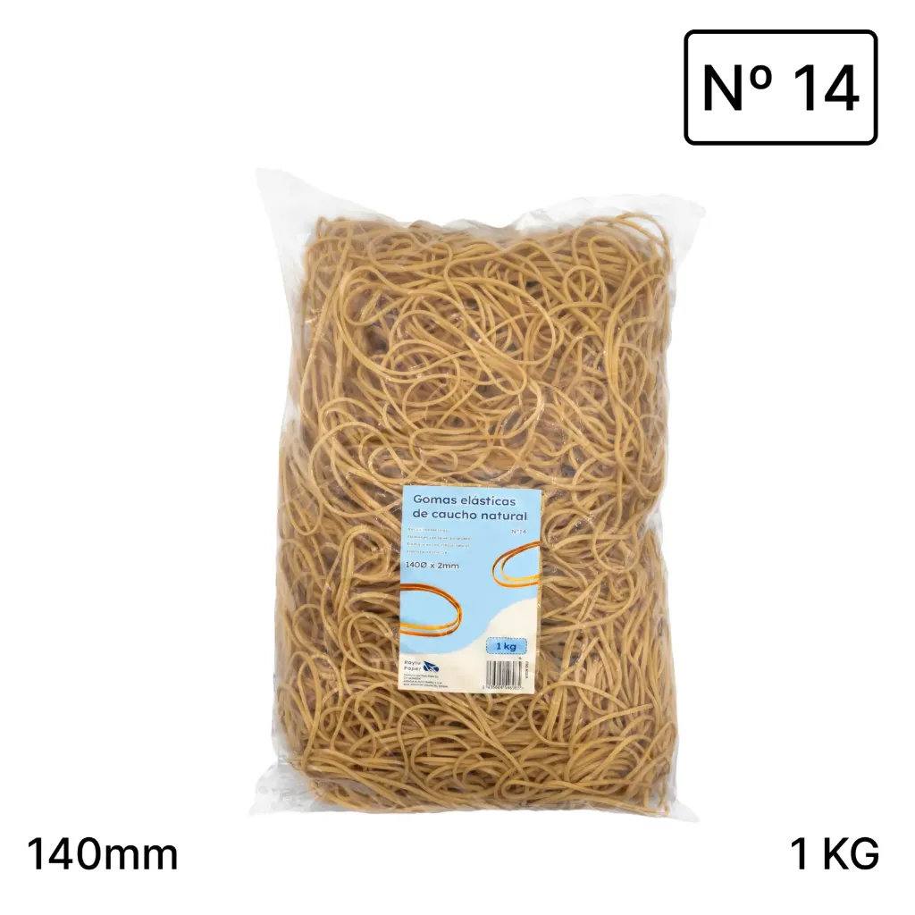 GOMAS ELÁSTICAS Ø140x2mm BOLSA 1Kg