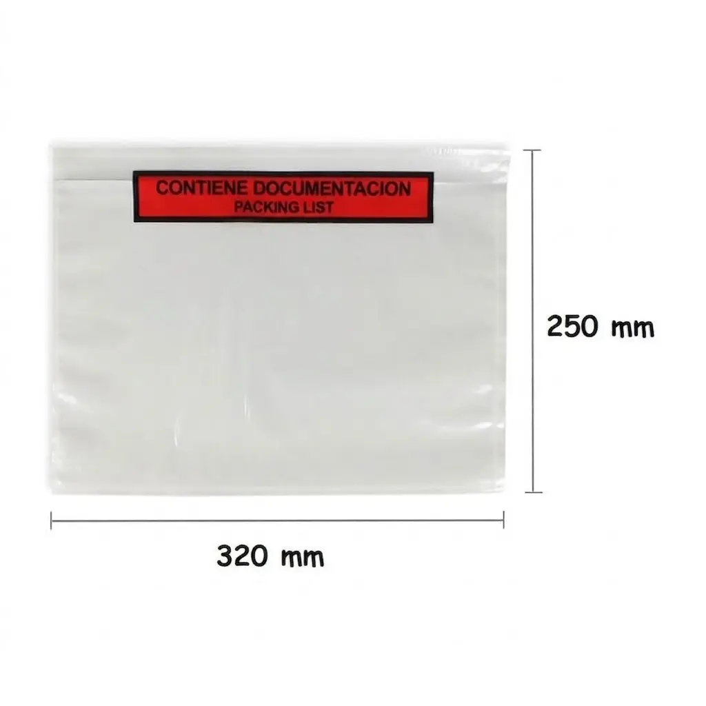 SOBRE ENVÍO PORTADOCUMENTOS 320x250 Pack 100u