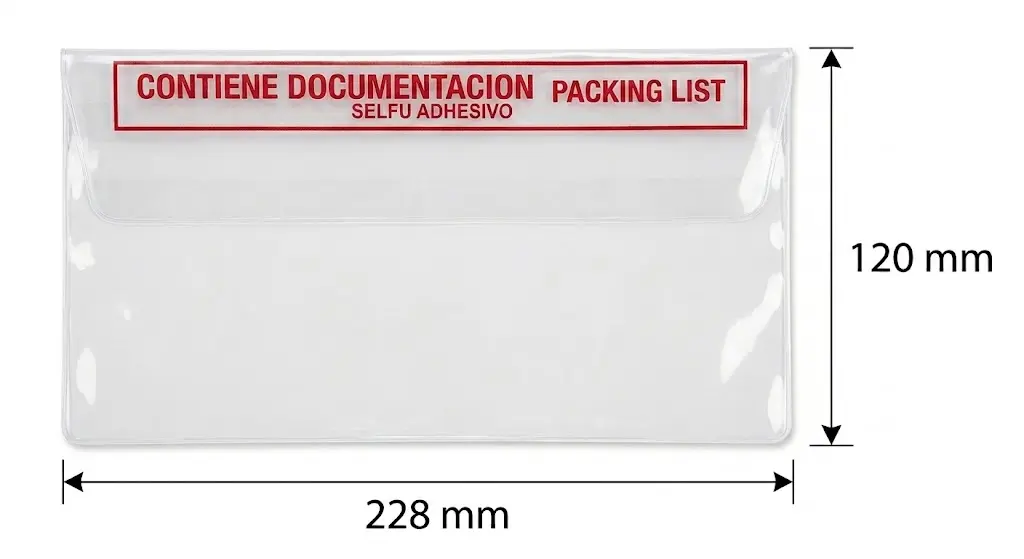 SOBRE ENVÍO PORTADOCUMENTOS 228x120 Pack 100u