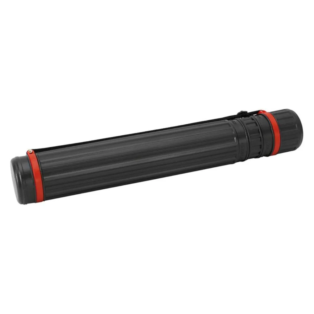 TUBO PORTAPLANOS Y DIBUJOS NEGRO 45-74cm