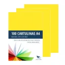 CARTULINA A4 RAYLU AMARILLO CANARIO PAQUETE DE 100u