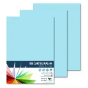 CARTULINA A4 RAYLU AZUL CELESTE PAQUETE DE 100u