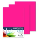 CARTULINA A4 RAYLU FUCSIA PAQUETE DE 100u