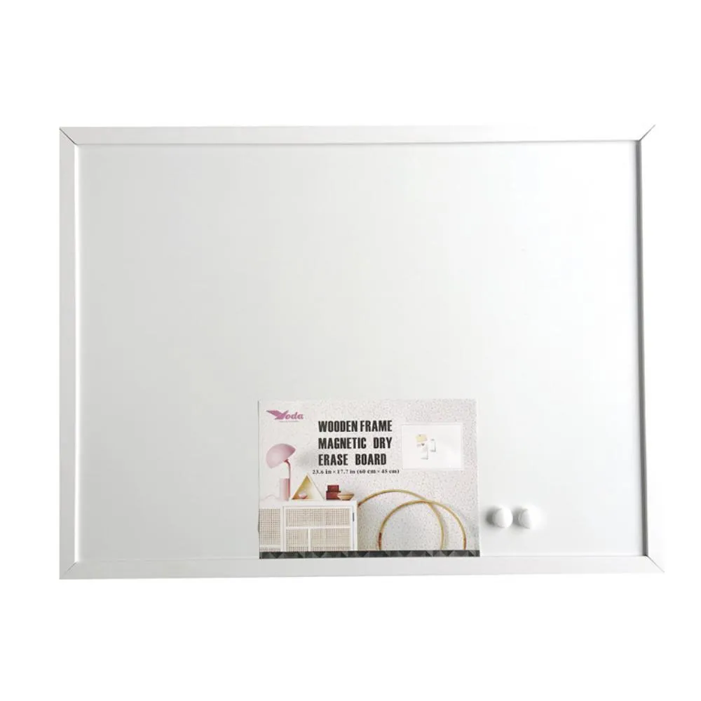 [220589] PIZARRA BLANCA MAGNÉTICA MARCO MADERA ECO 40x60cm