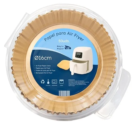 [825215] PAPEL FREIDORA DE AIRE REDONDO 16cm Pack 50u