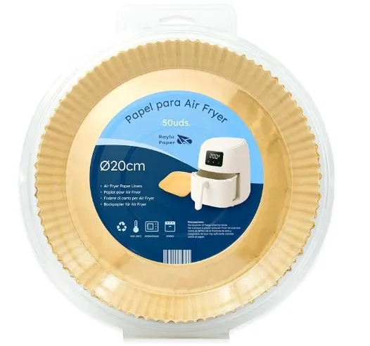 PAPEL FREIDORA DE AIRE REDONDO 20cm Pack 50u