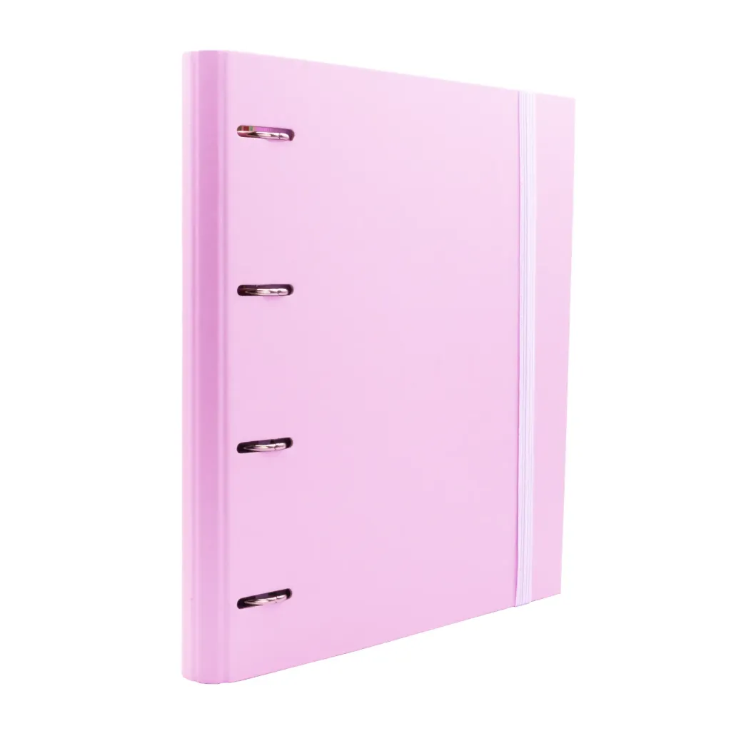 CARPEBLOCK 4 ANILLAS ROSA PASTEL