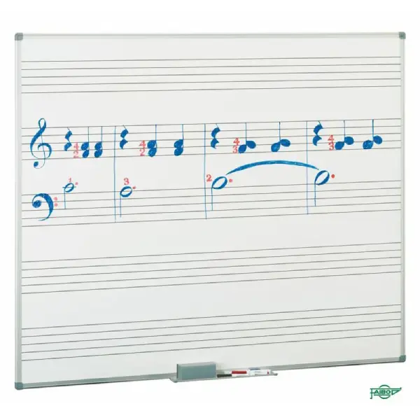 PIZARRA BLANCA 5 PENTAGRAMAS 122x100
