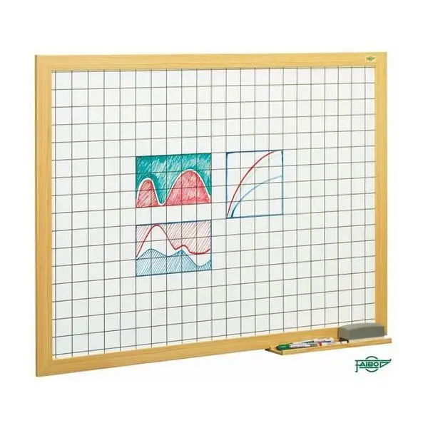 [DF10020] PIZARRA BLANCA CUADRICULA 5x5 122x100