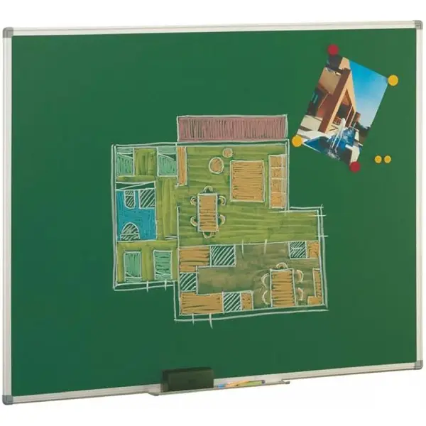 PIZARRA VERDE MAGNÉTICA 122x100
