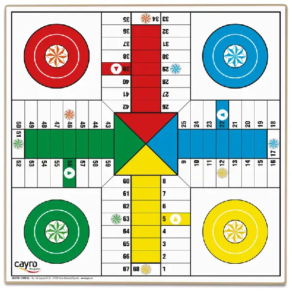 TABLERO PARCHÍS + OCA 40x40cm
