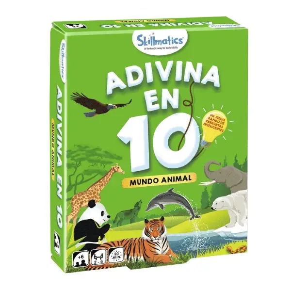 [710424] JUEGO DE CARTAS ADIVINA EN 10 - MUNDO ANIMAL