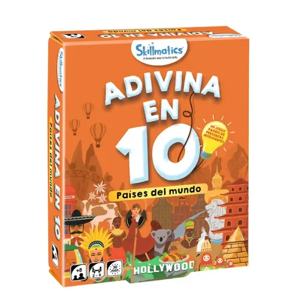 [710430] JUEGO DE CARTAS ADIVINA EN 10 - PAISES DEL MUNDO