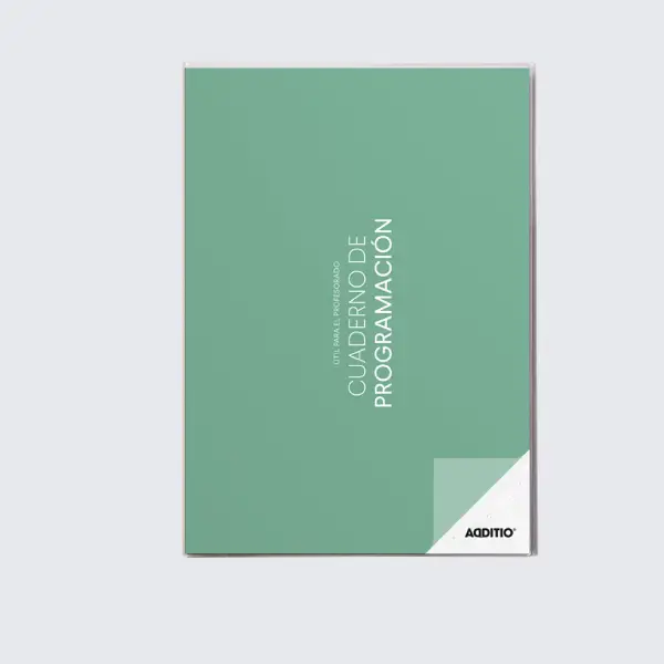 [028459] CUADERNO DE PROGRAMACIÓN ADDITIO
