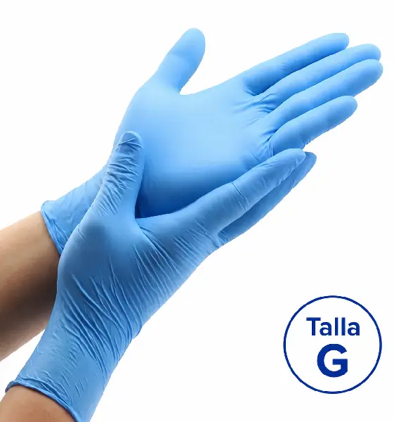 [825029] GUANTES NITRILO DESECHABLES G 100u