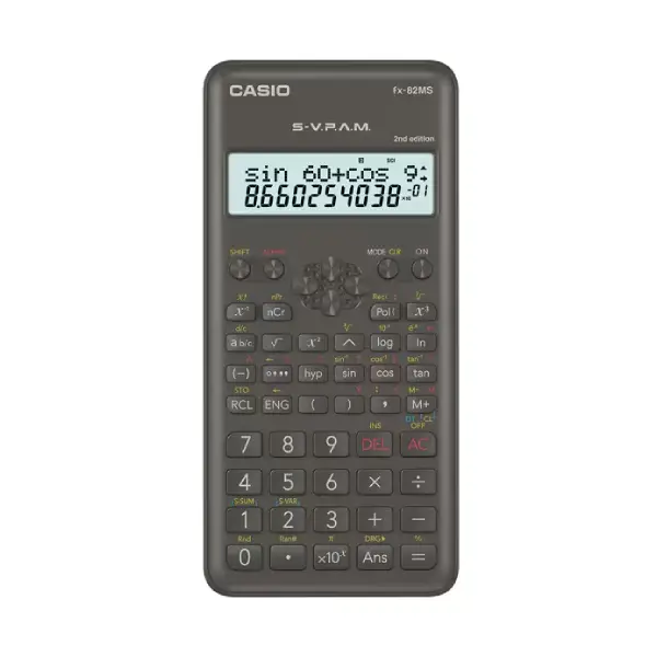 [249281] CALCULADORA CIENTÍFICA CASIO FX-82MS II NEGRO