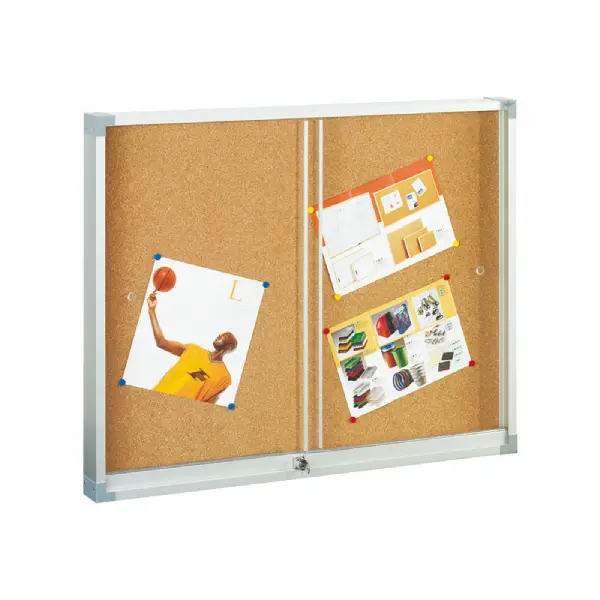[DF10125] VITRINA INTERIOR CORCHO 100x146 PUERTAS DE METACRILATO