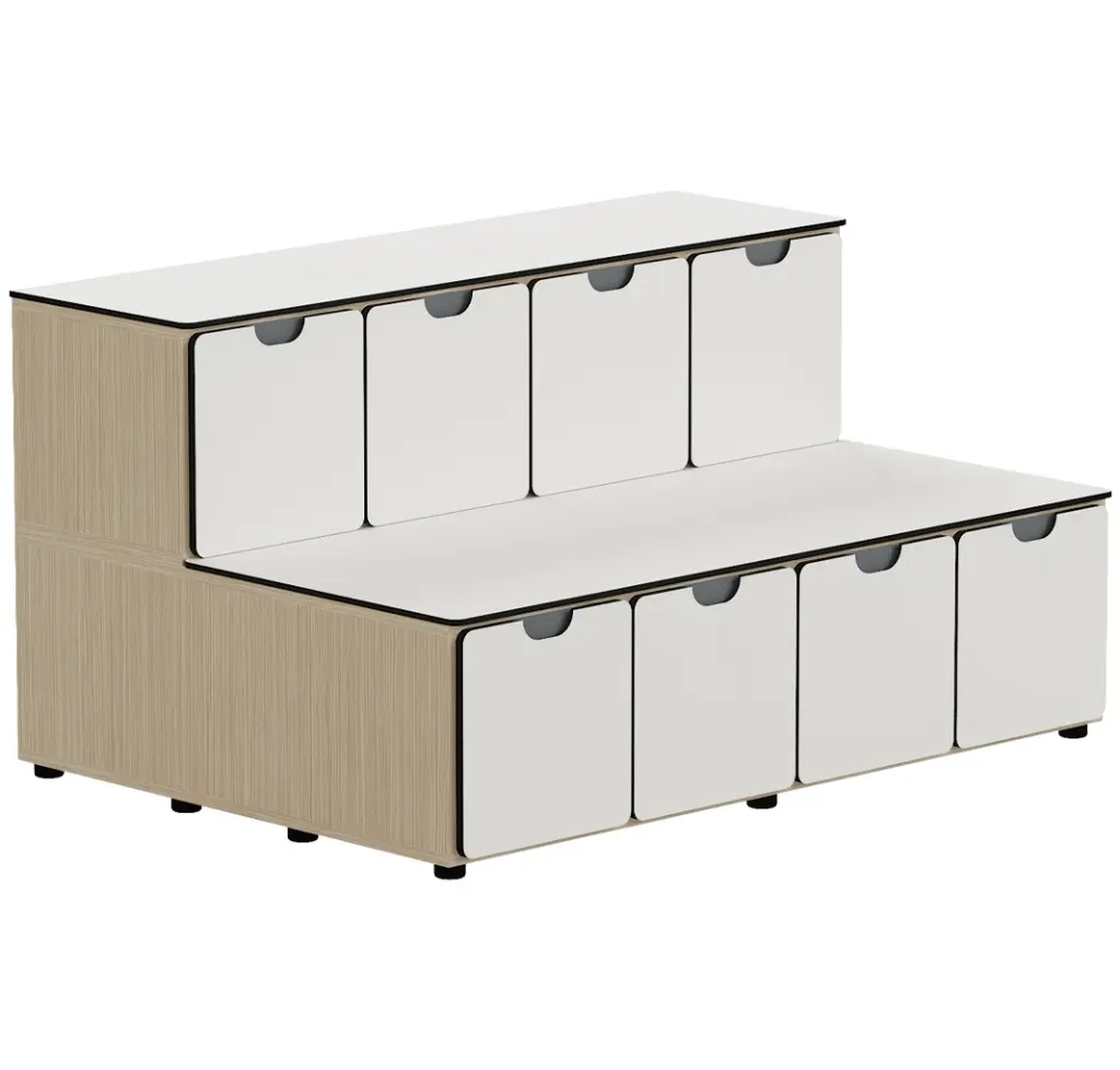 [DG10582] GRADA AGORA CON PUERTAS (Grafito)