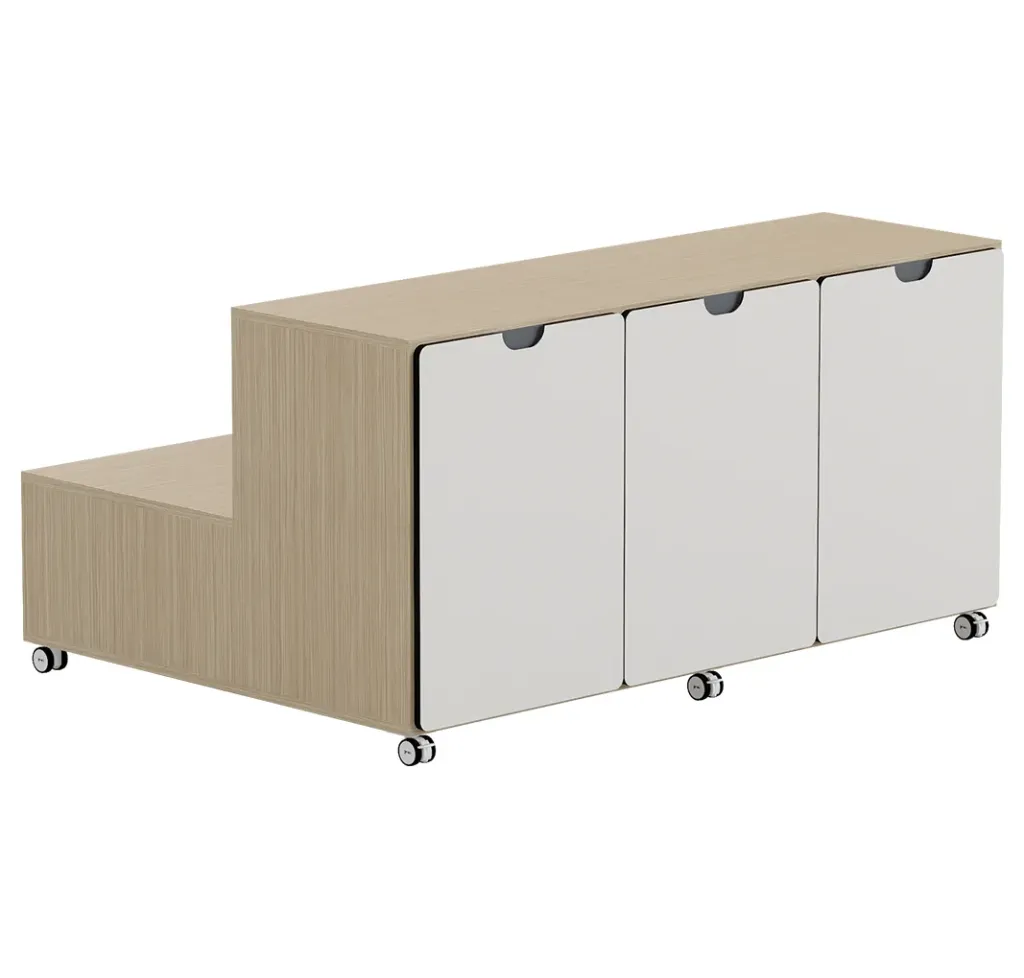 [DG10591] GRADA AGORA VERSA MÓVIL CON PUERTAS (Grafito)