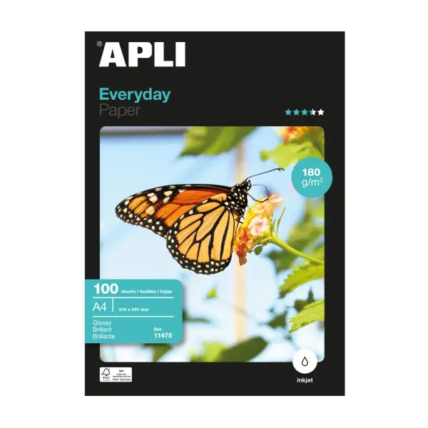 PAPEL FOTOGRÁFICO EVERYDAY 180gr 100 Hojas