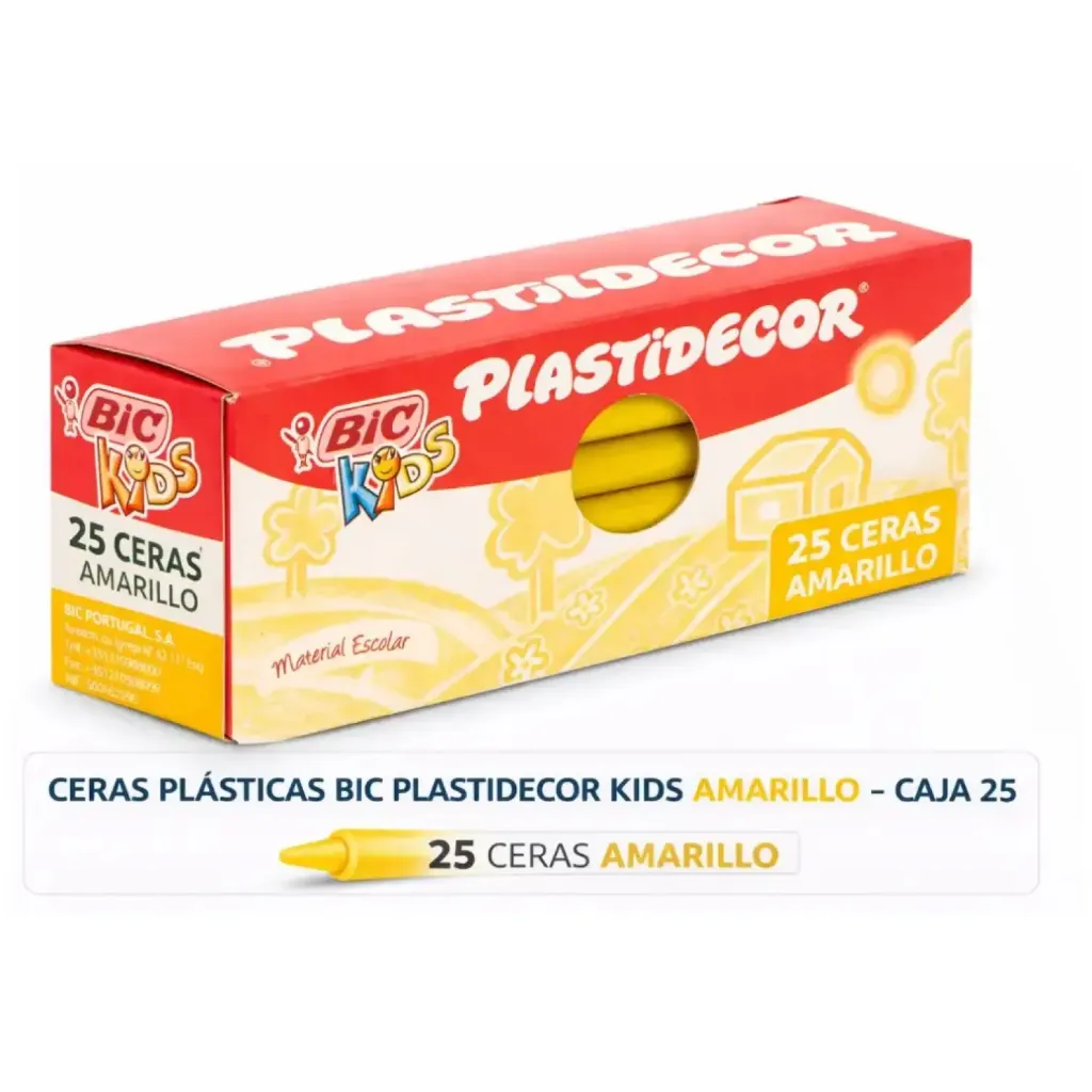 [649823] CERAS PLASTIDECOR BIC 25u (Amarillo)