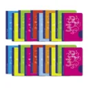 LIBRETA GRAPADA LAMELA Cuarto CUADROVIA 16h 5mm 70gr Pack 25u