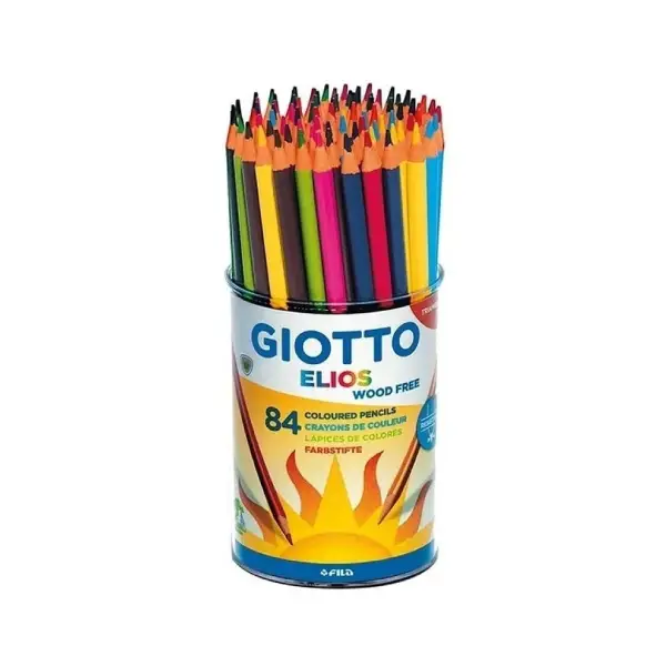 [800798] LÁPICES DE COLORES GIOTTO ELIOS WOOD FREE - BOTE DE 84u