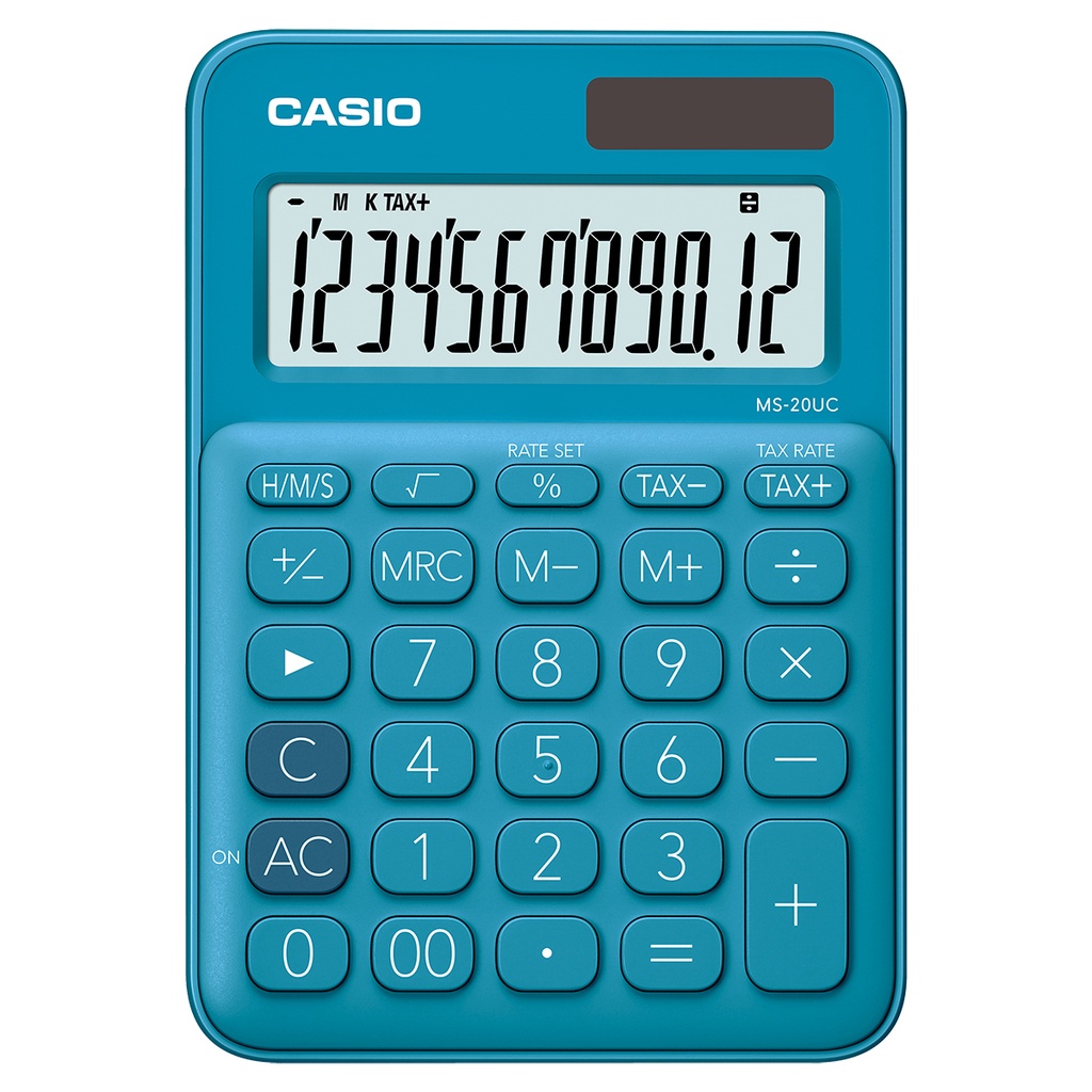 [247856] CALCULADORA CASIO MS-20UC AZUL
