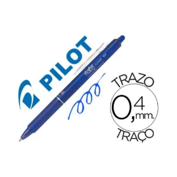 [119263] BOLÍGRAFO BORRABLE PILOT FRIXION CLICKER (Azul)