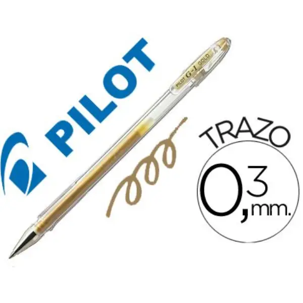 [120088] BOLÍGRAFO PILOT G1 (Oro)