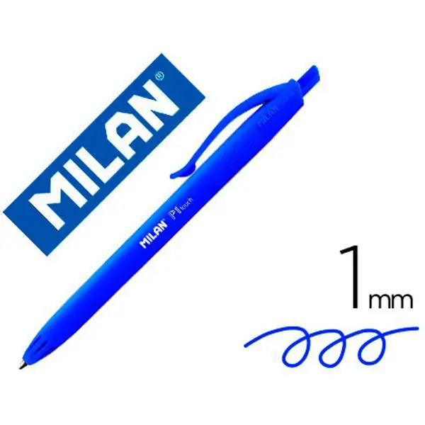 [120044] BOLÍGRAFO RETRÁCTIL MILAN P1 TOUCH (Azul)