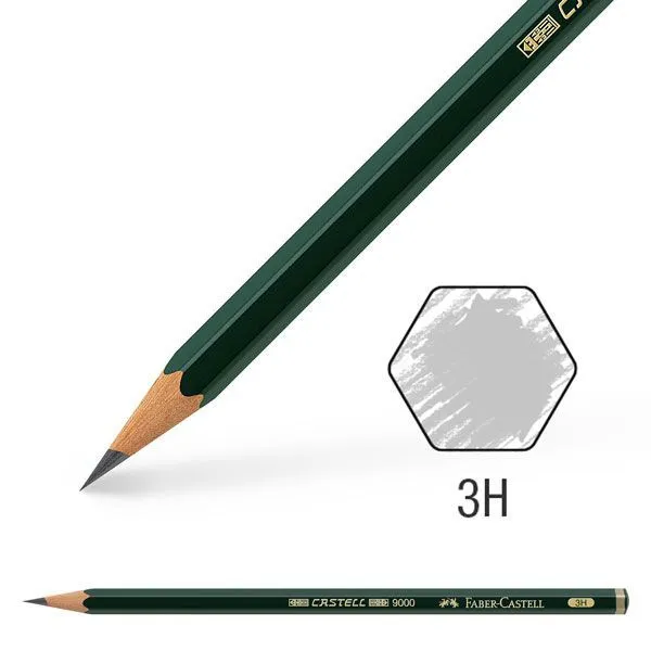 LÁPIZ GRAFITO FABER 9000