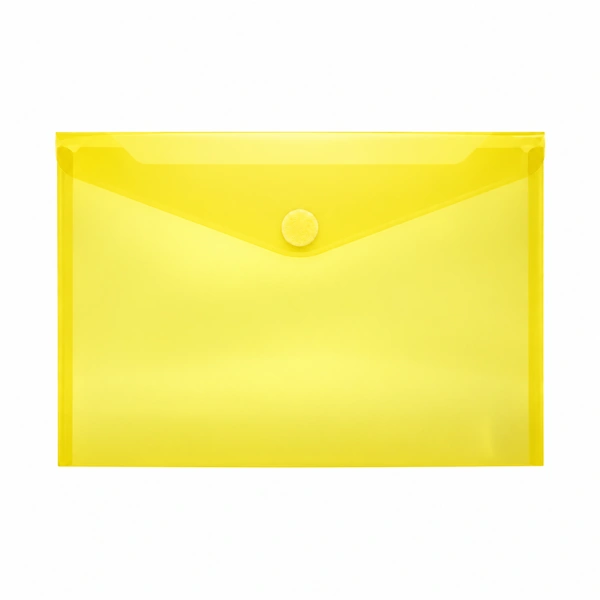 [040543] SOBRE PORTADOCUMENTOS VELCRO A4 (Amarillo)