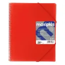 CARPETA ESPIRAL MAXIPLAS A4 20 FUNDAS