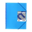 CARPETA ESPIRAL MAXIPLAS A4 20 FUNDAS