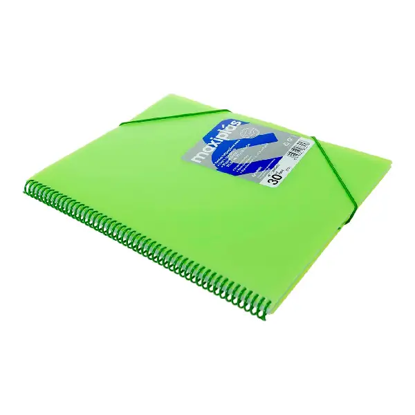 CARPETA ESPIRAL MAXIPLAS A4 30 FUNDAS