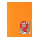 CARPETA POLIPLAS A4 20 FUNDAS