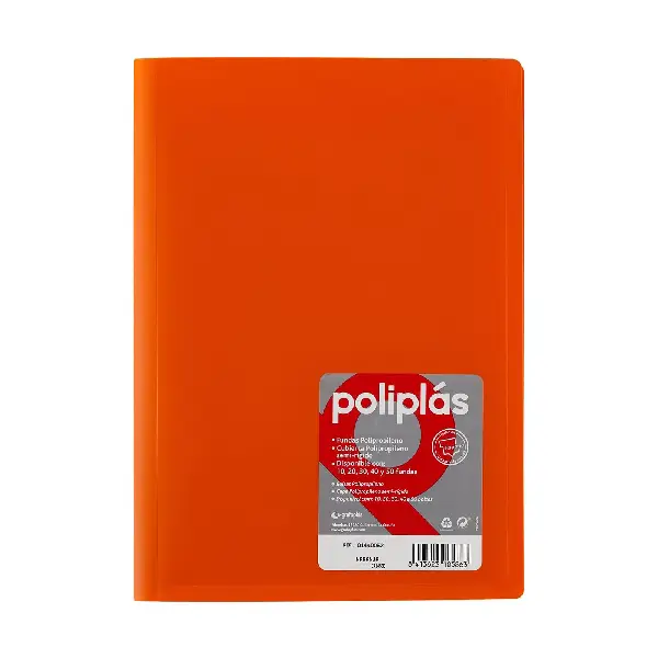 CARPETA POLIPLAS A4 30 FUNDAS