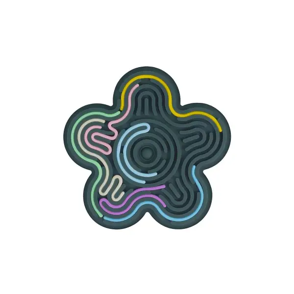 PUZZLE DE SILICONA FLEXHETTI FLOR