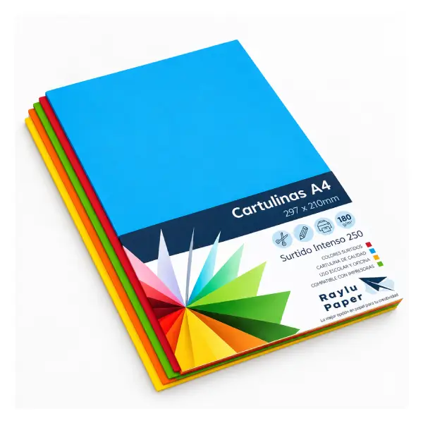 [497005] CARTULINA A4 SURTIDO VIVO 250u