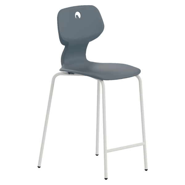 [DG10965] TABURETE ESCOLAR SOFT F (Grafito)