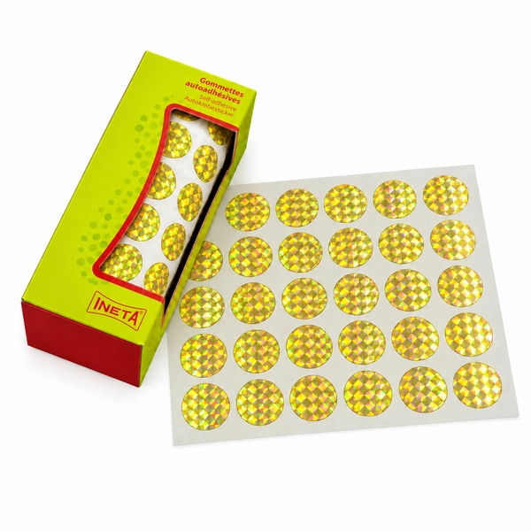 ROLLO GOMETS CIRCULO GRANDE 20 HOLOGRAFICO COLOR
