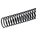 ESPIRAL METÁLICA NEGRA P/56 - 4:1 Nº24 Caja 100u