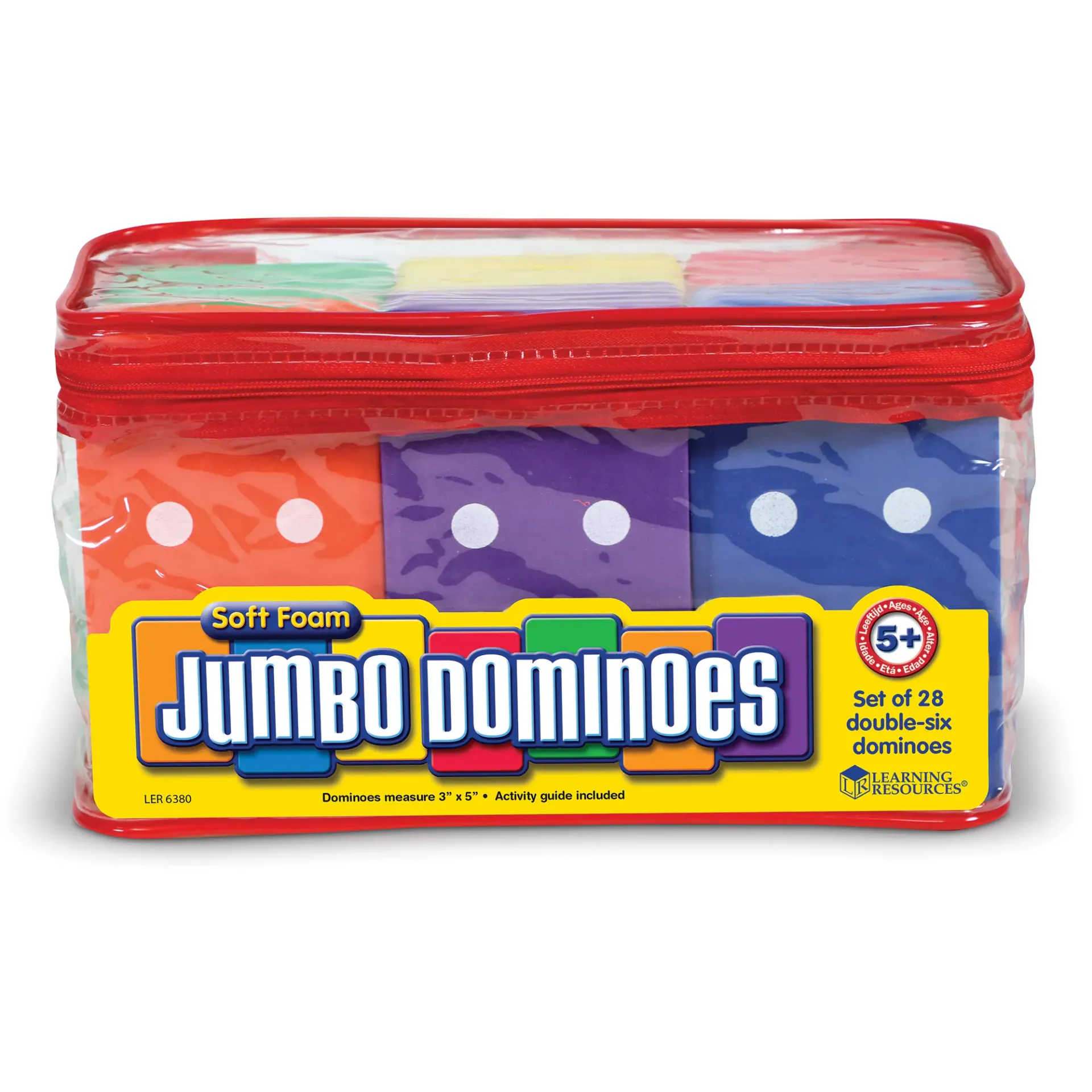 DOMINÓ JUMBO DE GOMA EVA 28u