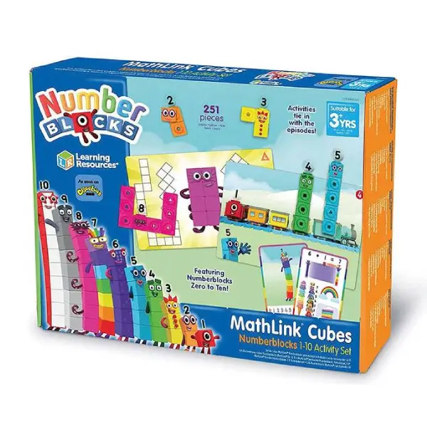 [70285] SET DE ACTIVIDADES CON CUBOS ENCAJABLES DE CONTEO 1-10