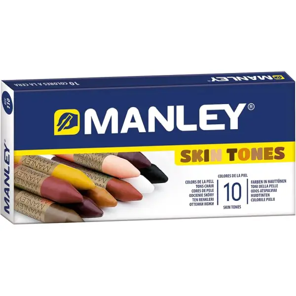 CERAS MANLEY SKIN TONES 10 COLORES