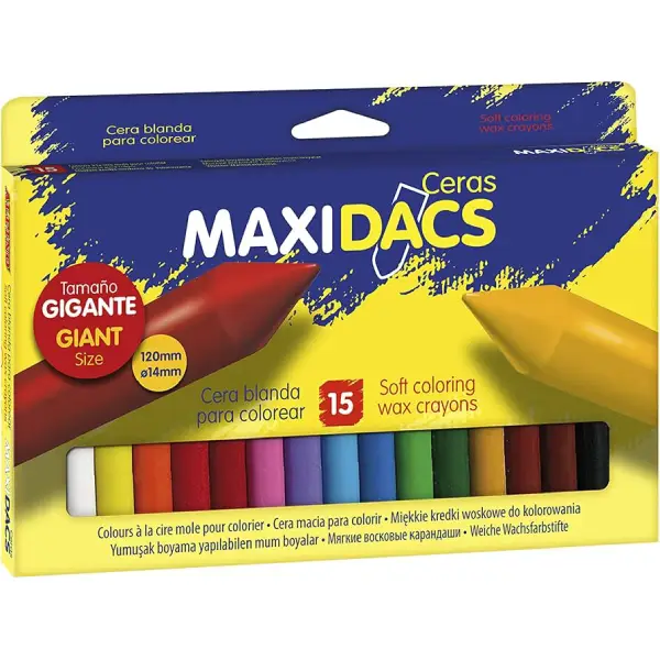 CERAS MAXIDACS 15 COLORES