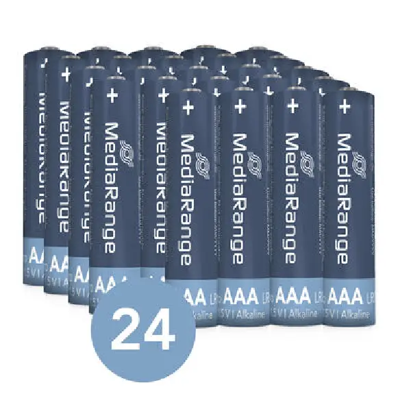 PILA ALCALINA MEDIARANGE LR03-AAA Pack 24u